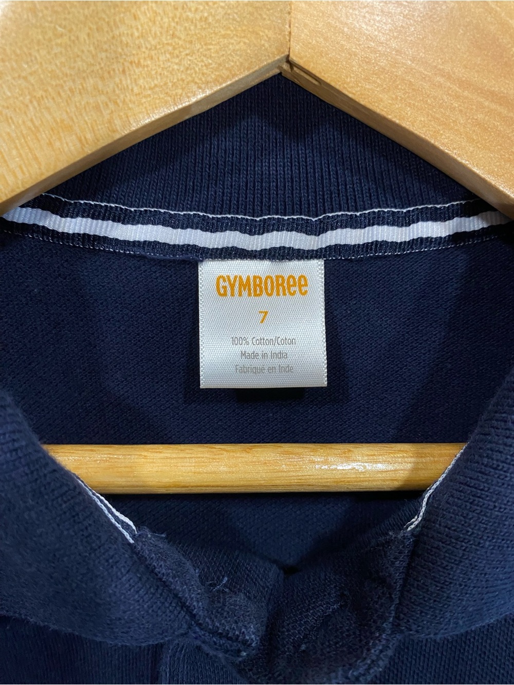 Gymboree Navy Blue Short-Sleeve Polo - Picture 5 of 10